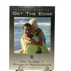 Anthony Robbins Get The Edge Sucess Personal Improvement Help DVD Set Of 9